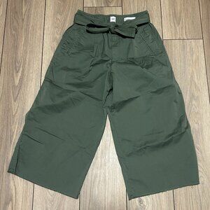 Gap Wide Leg Khaki Trousers